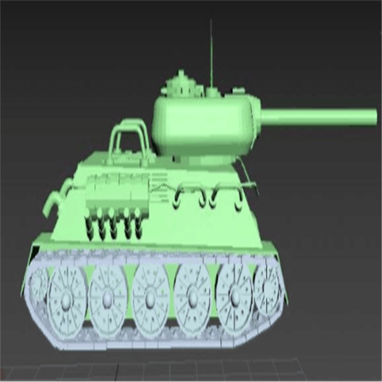 且末充气军用坦克模型